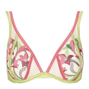 For Love And Lemons Pink and Green Bikini